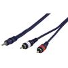 Cavo HQ HQM-240/6 

Connettore 1: jack 3.5mm Maschio Stereo, 
Connettore 2: 2x RCA Maschio 
Lunghezza:6 m.